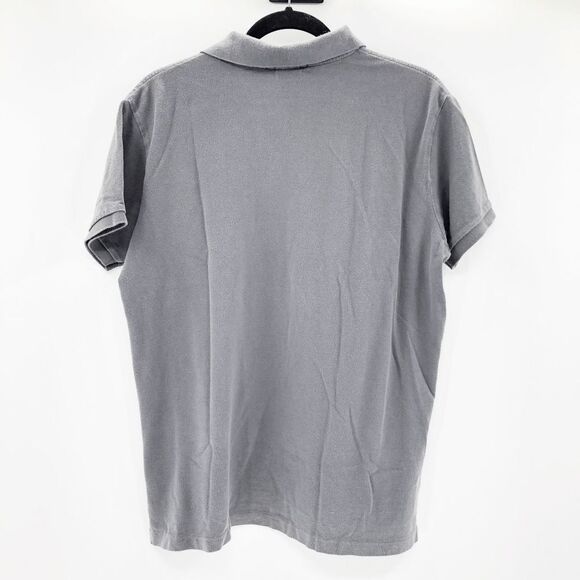 Polo Ralph Lauren Men's Gray Y2k Casual Collared Short Sleeve Polo Shirt Size L - Picture 2 of 7